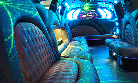 Deluxe limo interior